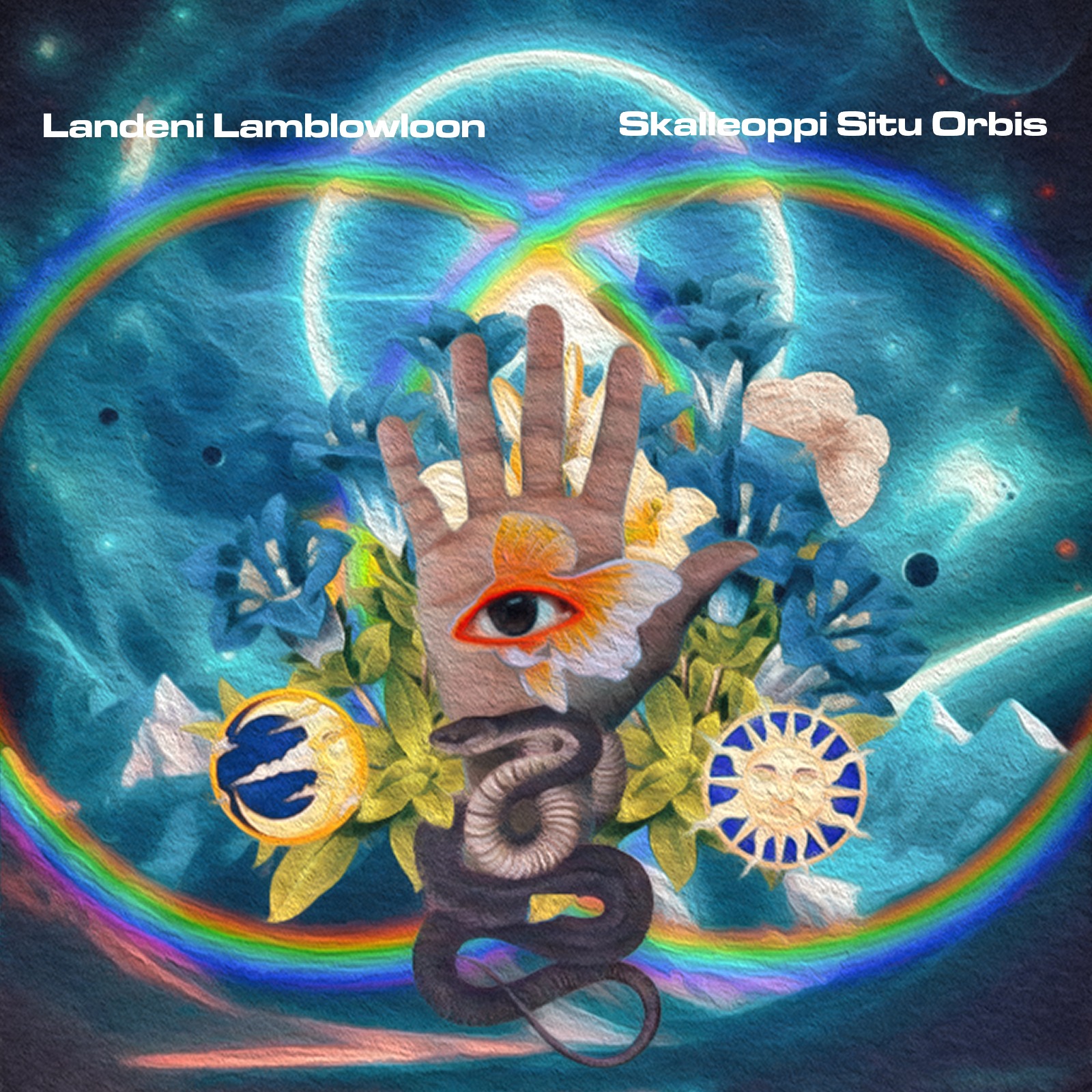 Legenda: Capa do primeiro álbum da Landeni Lamblowloon Arte: Talita Versoza